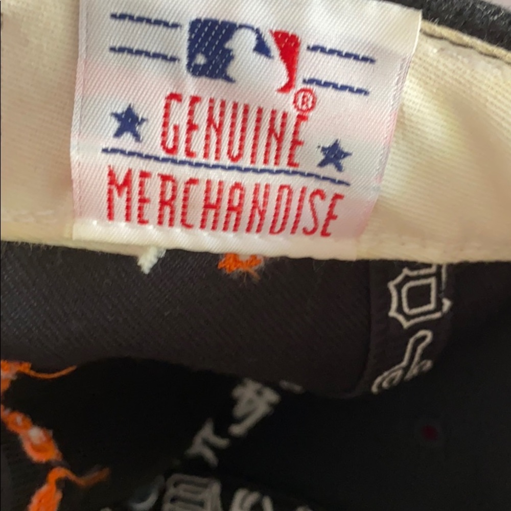 VINTAGE 2009 Mens New Era SAN FRANCISCO GIANTS BLACK SnapBack⚾️🖤🧡🧢🎩 👒 - Picture 5 of 6